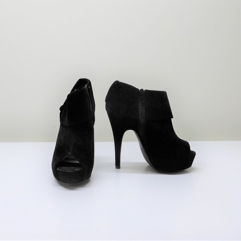 Suede booties